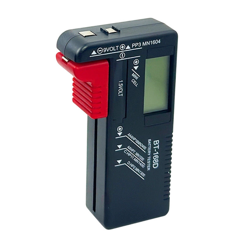 🔋Digitális akkumulátor-ellenőrző – A nagy LCD-kijelző pontosan mutatja a fennmaradó töltöttséget. 🧪💪