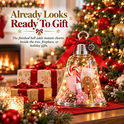 🎄🎁Készítsd el magad: karácsonyi csengő ajándékdoboz