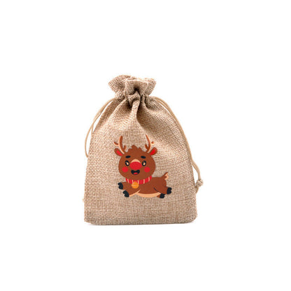 🎄✨ Karácsonyi zsákvászon ajándéktasak húzózsinórral: Stílusos csomagolás másodpercek alatt – búcsú a drága csomagolópapírtól és a ragasztószalag bajlódásától! 🎅🎁
