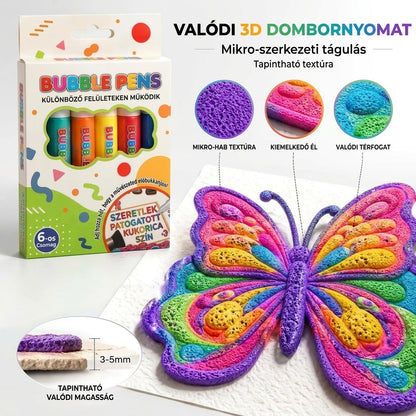 🖌️✨ Varázslatos 3D buborék tollak: Rajzaid most térben kelnek életre 🧒🎨