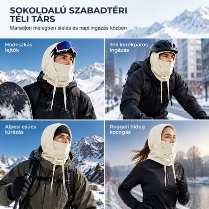 🧢 Kültéri meleg téli sí balaklava – Szélálló, melegen tart, síeléshez ✨