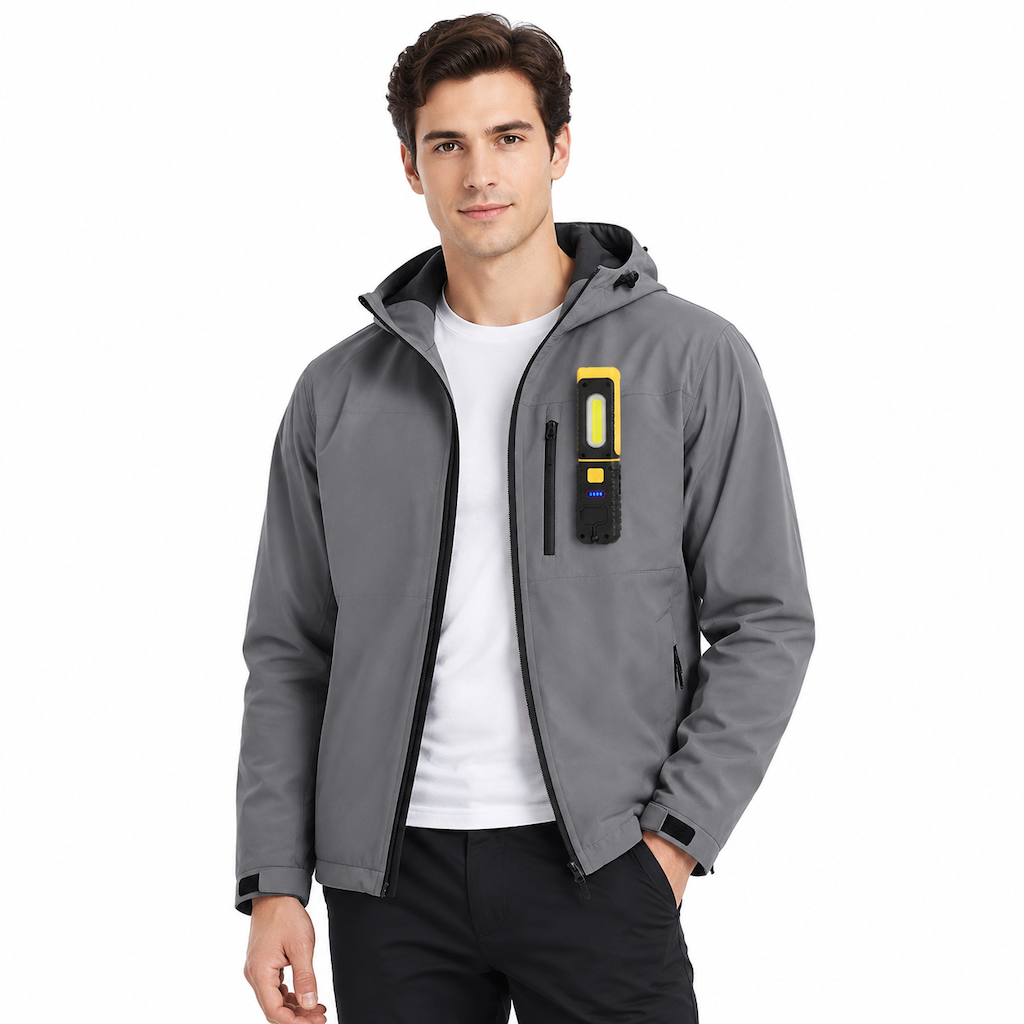 Fényes, újratölthető LED-es munkalátta mágneses talppal, hordozható ellenőrzőlámpa autójavításhoz és éjszakai piacok megvilágításához