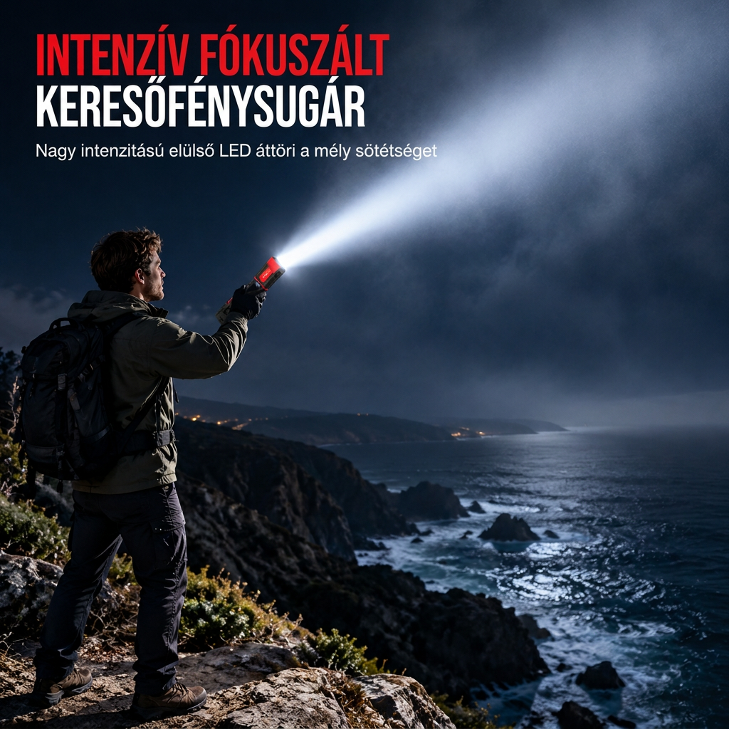 Fényes, újratölthető LED-es munkalátta mágneses talppal, hordozható ellenőrzőlámpa autójavításhoz és éjszakai piacok megvilágításához