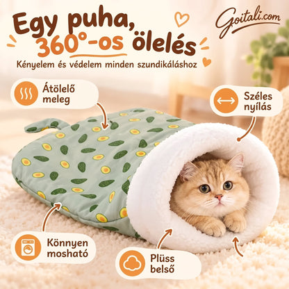 🐾 MOST 50% KEDVEZMÉNY! 🔥 Kényelmes fekhely macskáknak és kutyáknak – plüss, mosógépben mosható, tökéletes választás, hogy megbízható kényelmet és meleget nyújtson kedvencednek ✨
