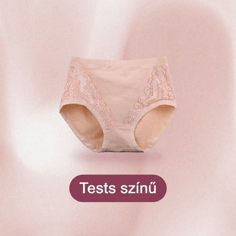 🌸 Plus Size szivárgásgátló bugyi – Magas derék, pamut, egész napos komfort 📦