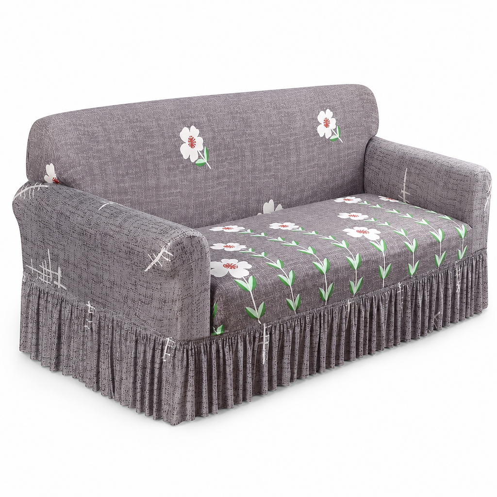 🛋️ Univerzális, rugalmas, teljes lefedésű kanapéhuzat