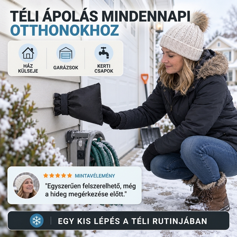 ❄️1+1 ingyen🚰Kültéri kerti csap huzat a téli fagyvédelemért