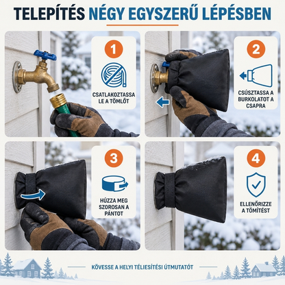 ❄️1+1 ingyen🚰Kültéri kerti csap huzat a téli fagyvédelemért