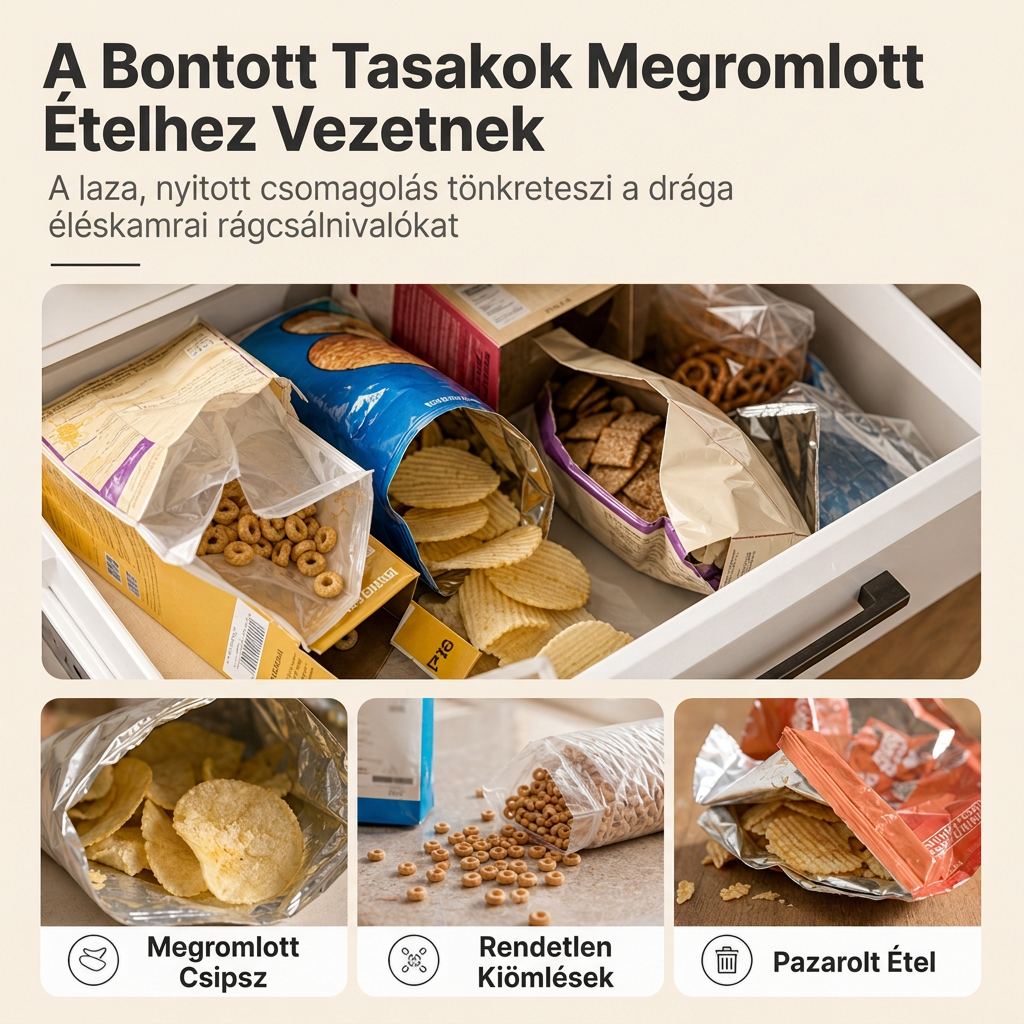 💥Hordozható, újratölthető mini hőhegesztő gép, akkumulátor-szintjelzővel és mágneses kialakítással, műanyag snack-csomagolásokhoz