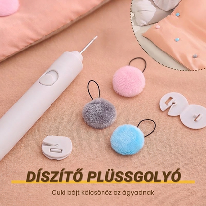 🧸 Plüss paplanrögzítő klipek: Tű nélküli, puha és bőrbarát, vékony és vastag paplanokhoz is alkalmas
