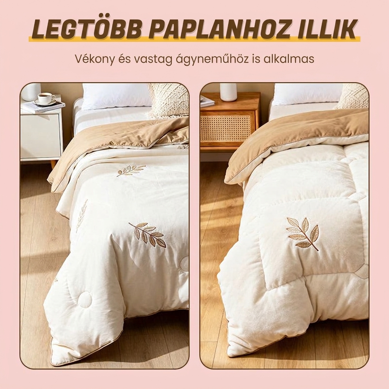 🧸 Plüss paplanrögzítő klipek: Tű nélküli, puha és bőrbarát, vékony és vastag paplanokhoz is alkalmas