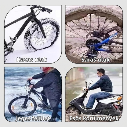 Univerzálisan állítható, csúszásgátló motorgumi láncok