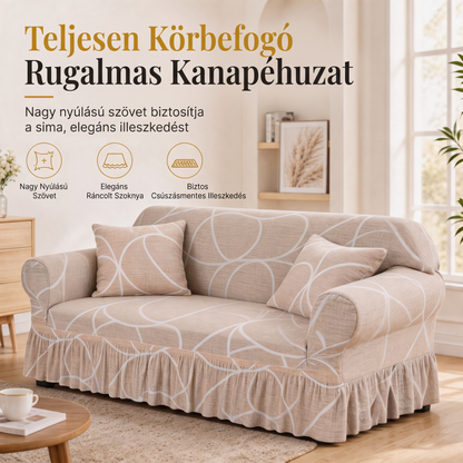 🛋️ Univerzális, rugalmas, teljes lefedésű kanapéhuzat