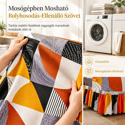 🛋️ Univerzális, rugalmas, teljes lefedésű kanapéhuzat
